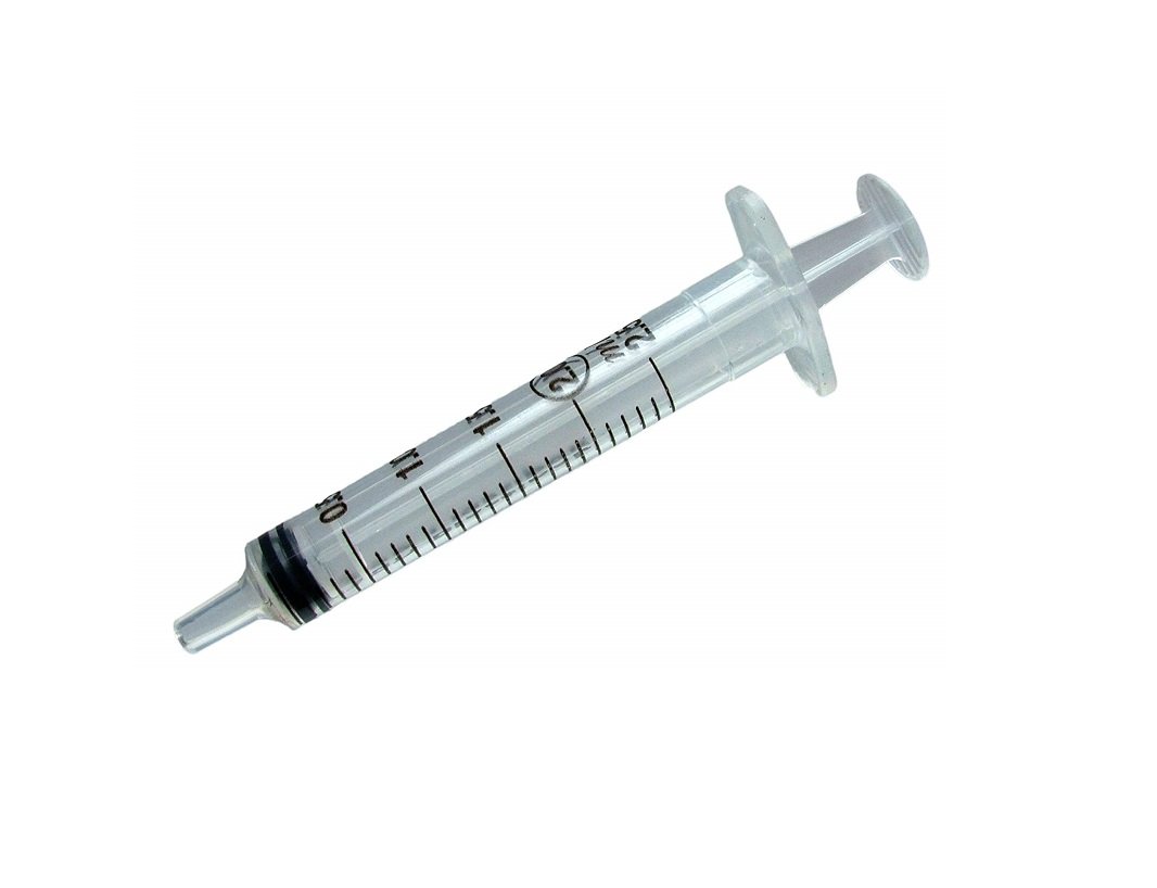 2ml Syringes 3 Part (luer Slip) Latex Free