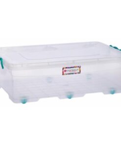 30 Litre Storage Box Clear Clip and Lock