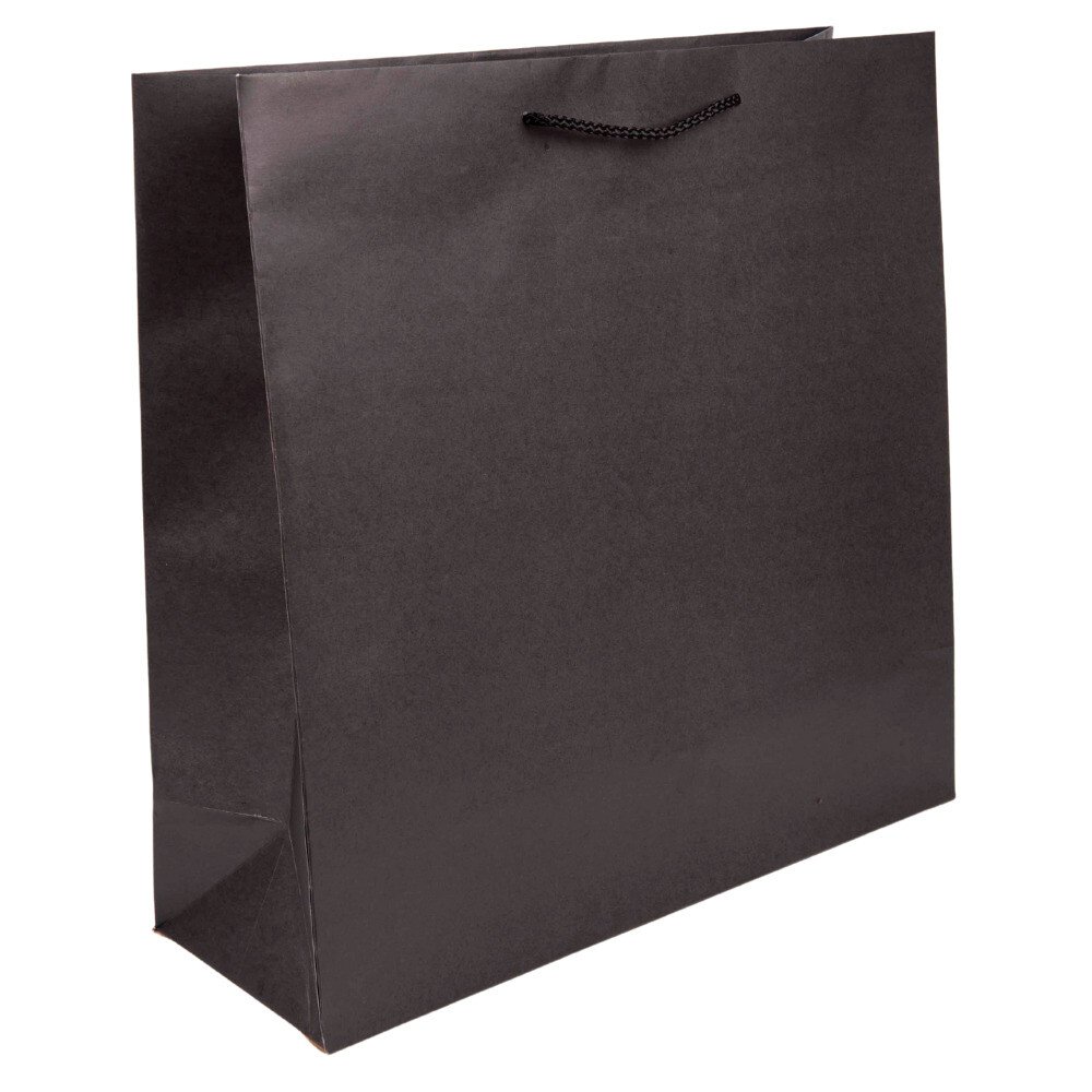 Black Giant paper carrier bag with cord handles