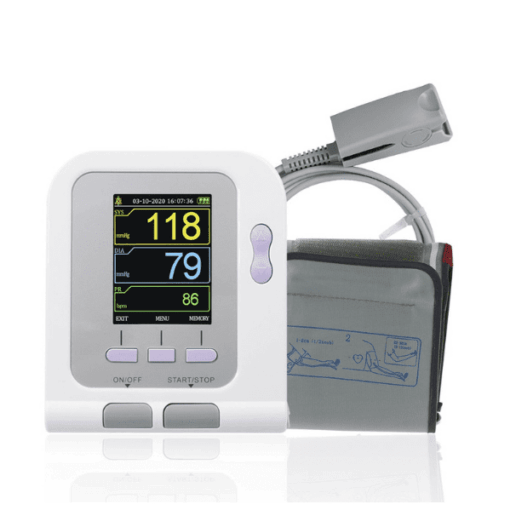 Blood Pressure Meter 08A With Spo2 Probe & Adaptor – Oxygen Machine