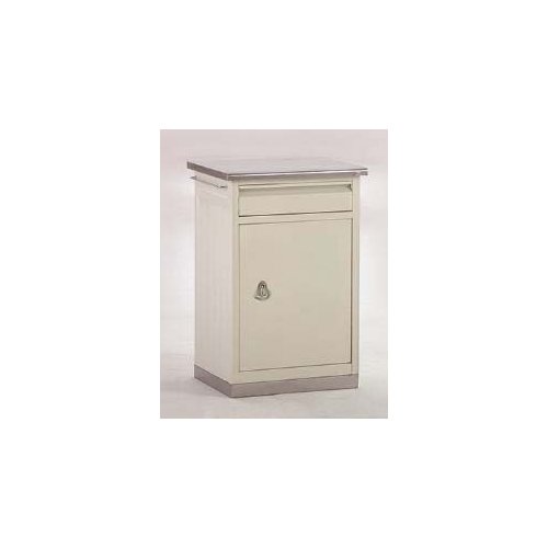 Bedside locker on castors