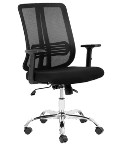 Chrome Lenny Medium Back Chair