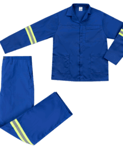 Royal Blue Conti Suit With Reflective Tape