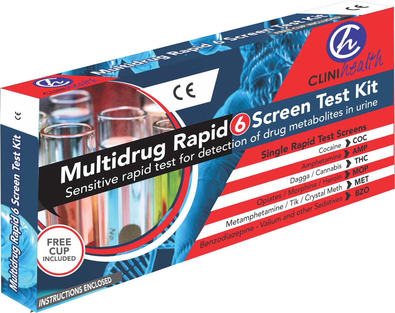 Safecare Multi-Drug 6 Screen Device 10’s