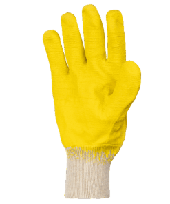 Yellow Comarex Knit Wrist Glove