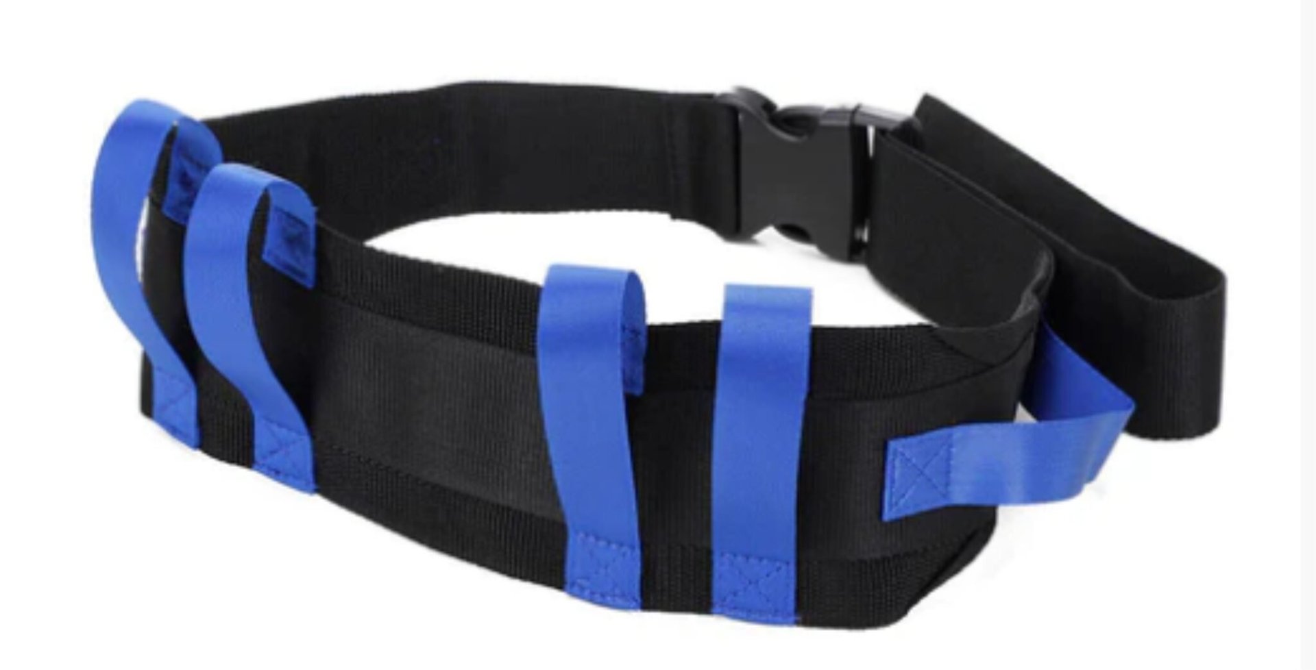Gait Belt/Transfer Belt for Transfer Walking with 6 Hand Grips Quick-Release