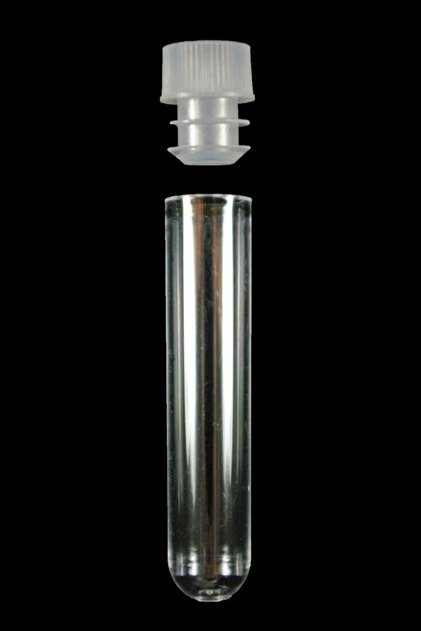 Test Tube, Glass, With Cap 16mm x125mm