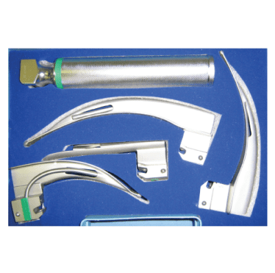 Laryngoscope Fibre Optic 4 Blade Set
