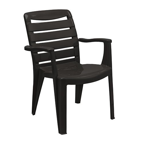 Mia High Back Chair- Black