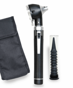 Fibre Optic Pocket Otoscope Black
