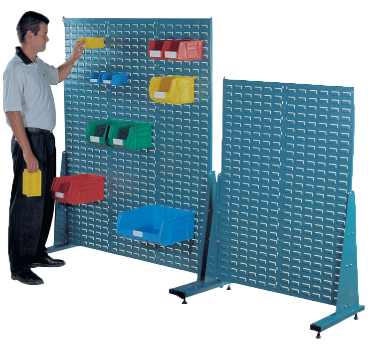 Single Sided – Free Standing Louvre Panel