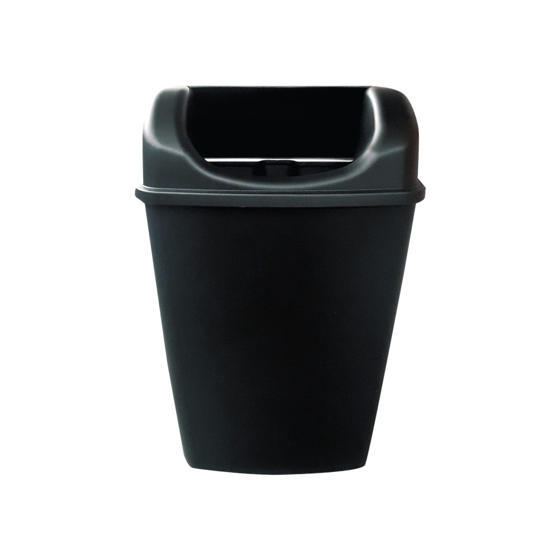Wall Waste Bin Solo Plastic – Black/ABS
