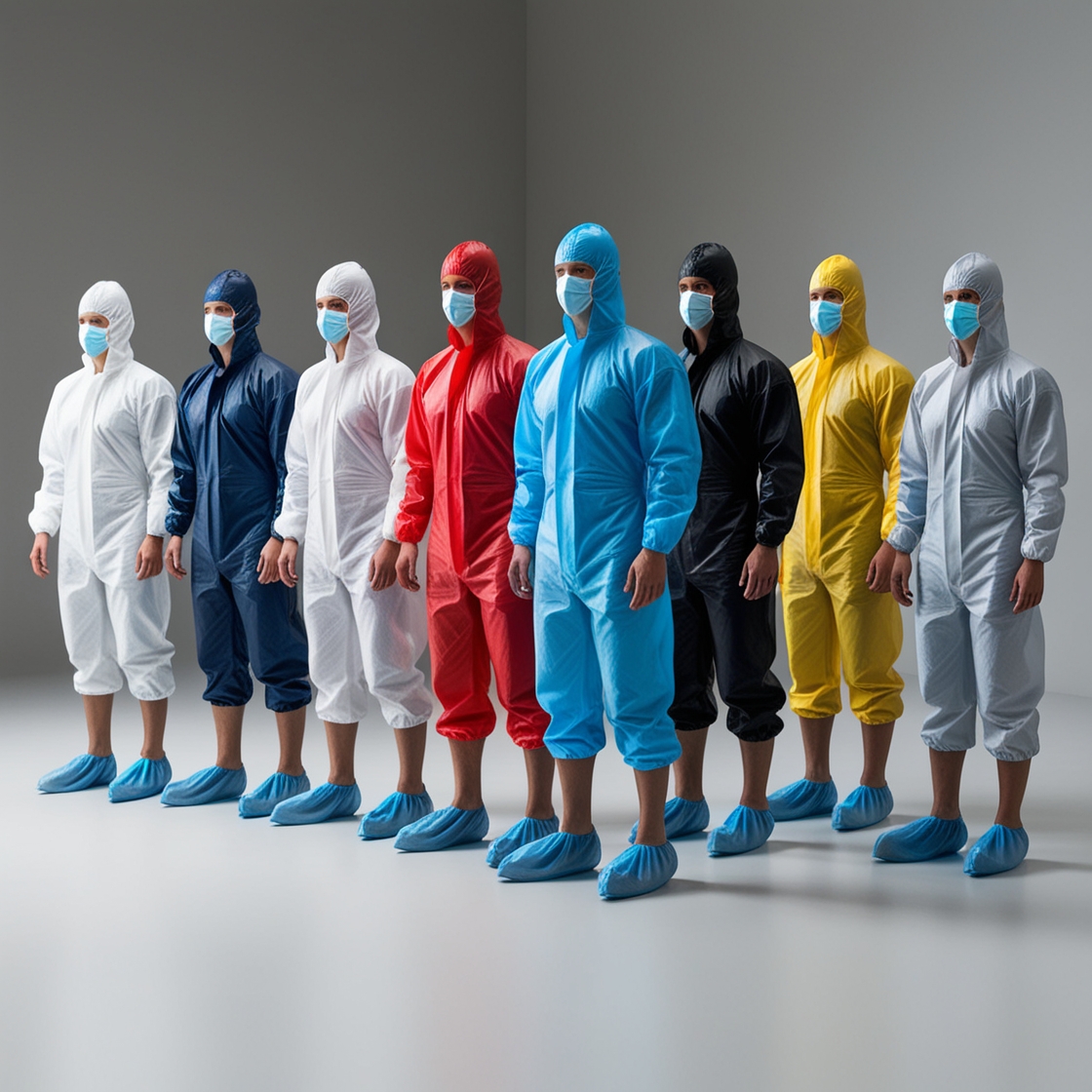 Disposable 50 gsm coveralls