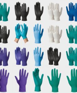 Uvex Protection Gloves RUBIFLEX S NB35B ca. 35 cm, Size 8, Type 60224, Blue, Pair