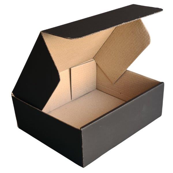 Black Gift Shipper Box – Large 300mm x 260mm x 100mm