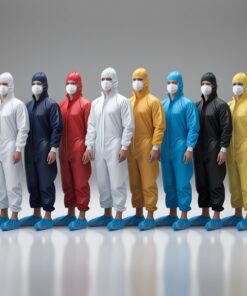 White Reusable coveralls