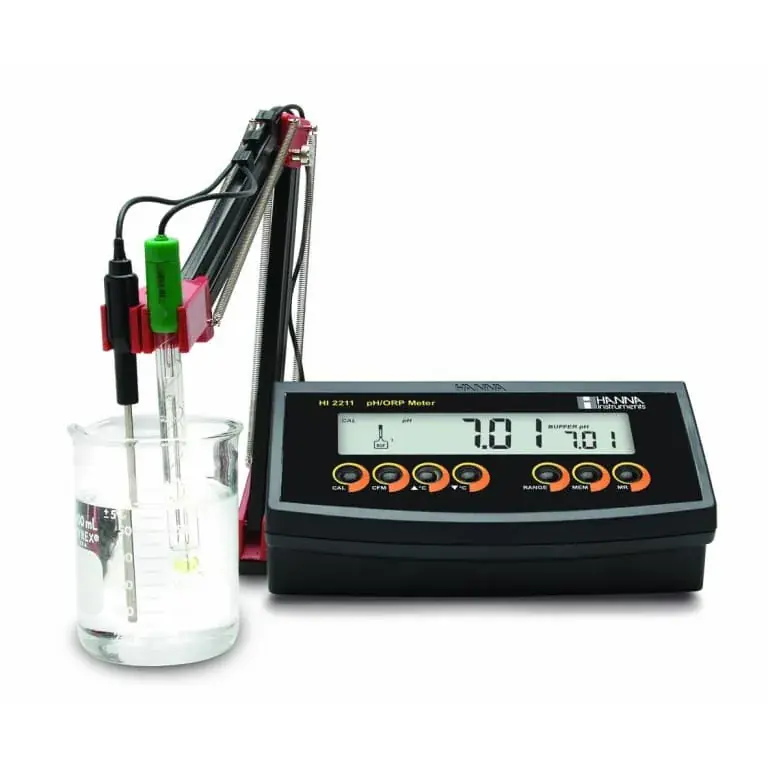 pH Meter Benchtop pH/mV Meter with 0.01 Resolution