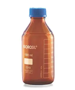 Reagent Bottles, Amber Glass.