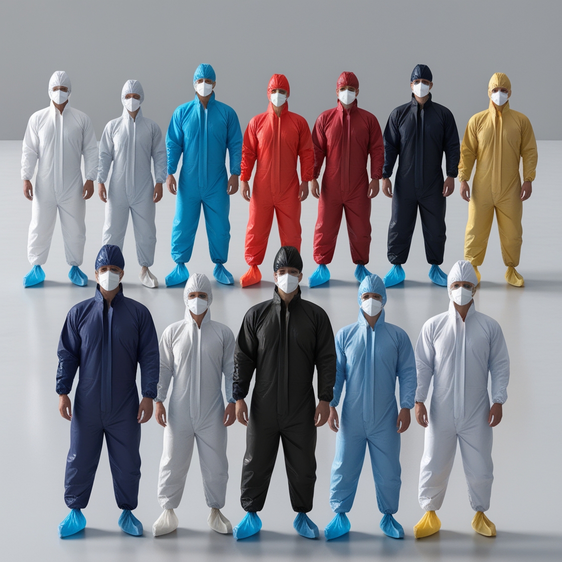 Disposable Coveralls blue medium