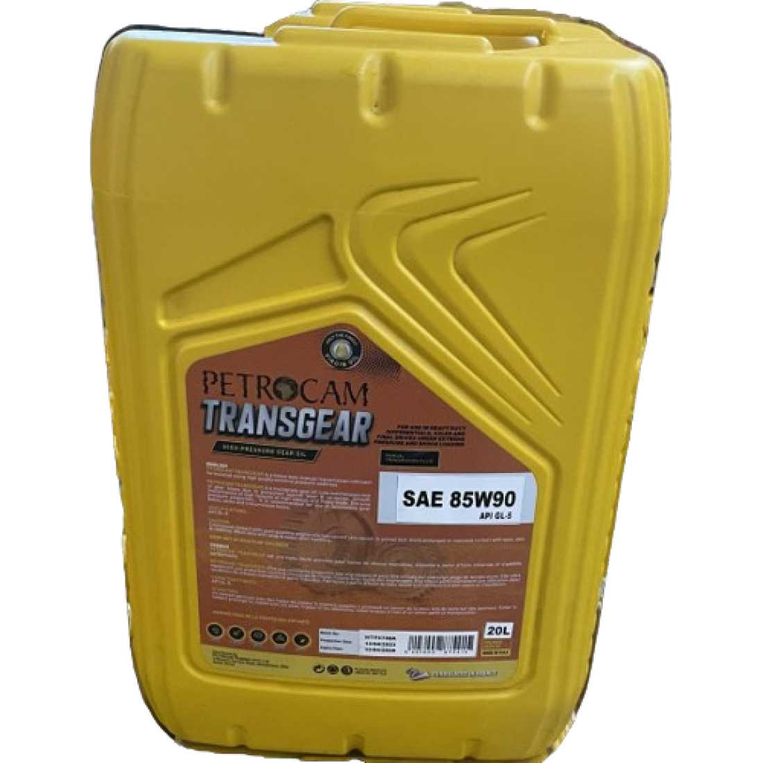 Petrocam Transgear Sae 85W90 Api Gl-5 - Synthetic Technology 20L