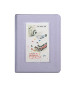 Instax Acc Album Vinyl Mini 12 Lilac Purple 64 Photos