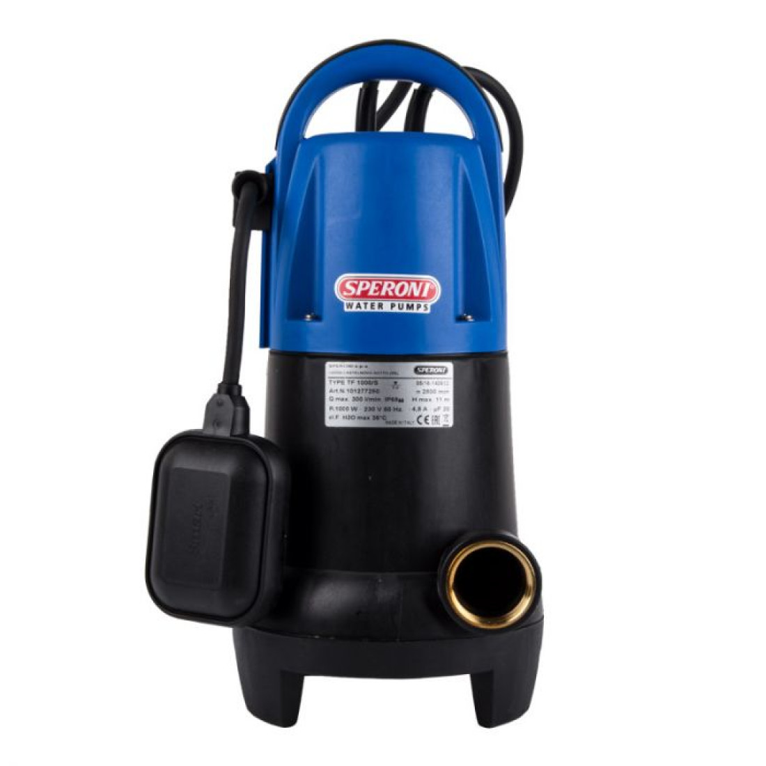 Speroni Pump Drainage Submersible 40Mm 0.8Kw 230V