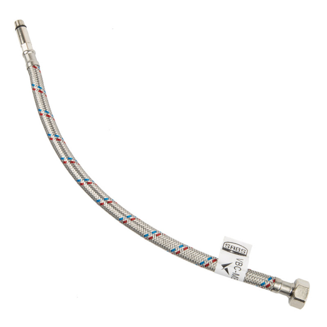 Hose Braided Flexible Fxm 15X3/8Inchx450Mm Sabs