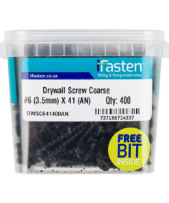 Ifasten Drywall Screw Coarse No6 3.5X41Mm 400 Pt +