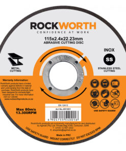 Rockworth Cutting Disc Steel 115X2.5Mm