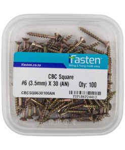 Ifasten Cbc Square No6 3.5Mmx30Mm 100 Pt