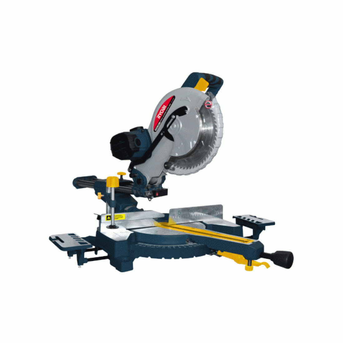 Mitre Saw 255Mm 1800W Sliding Compund Dual Belt With Laser Light