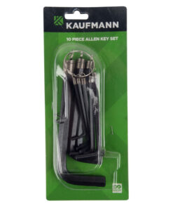 Kaufmann Allen Key Set 10 Pcs 1/16-1/2 Inch