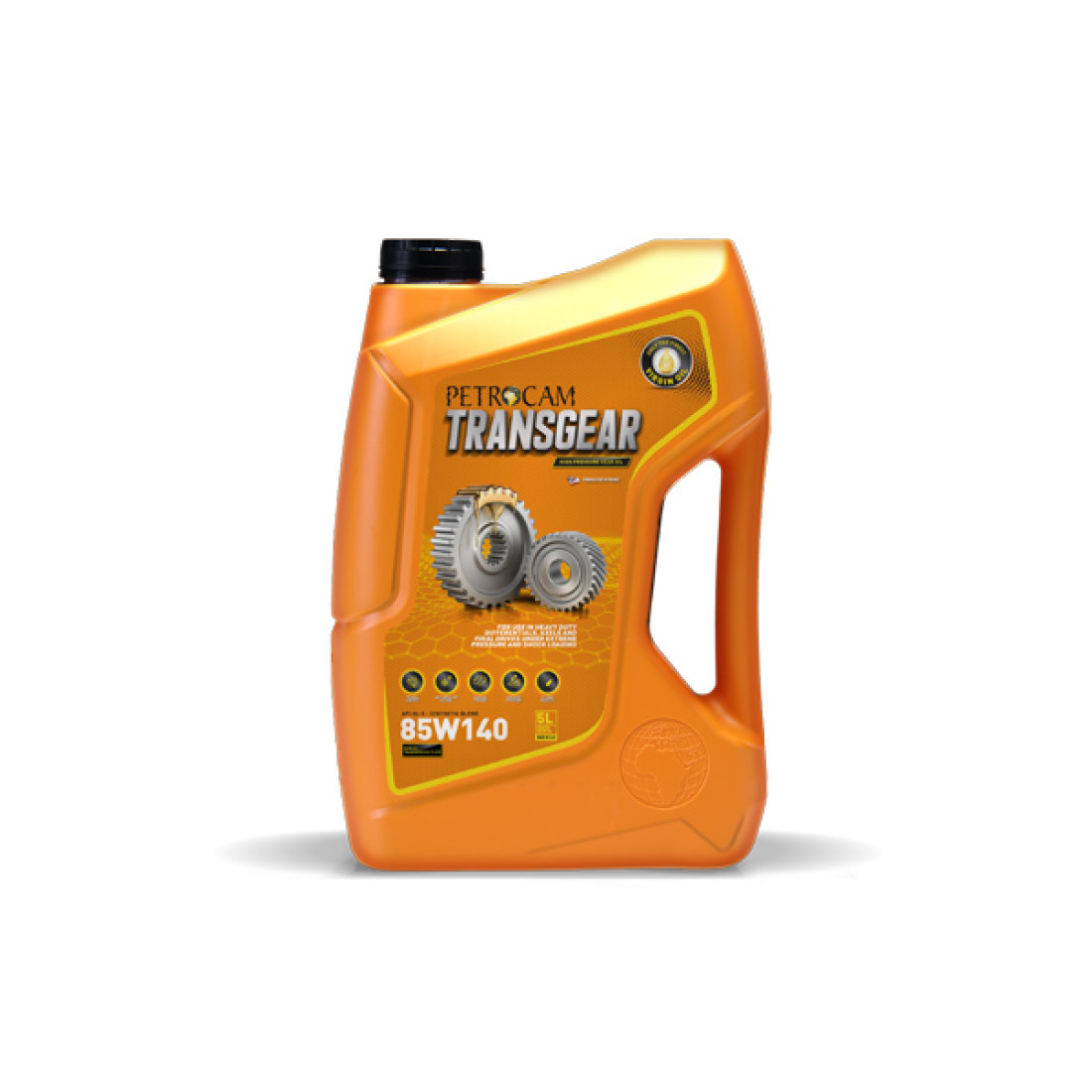 Petrocam Transgear Sae 85W140 Api Gl-5 - Synthetic Technology 5L
