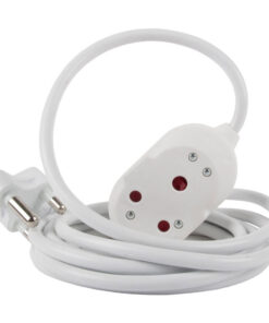 Nexus Extension Cord White Dbl 20M 1.5Mm 16A