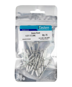 Ifasten Rivet Dome 4.0Mmx12Mm 25 Pp