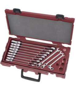 Kraftwerk 12Pc Swivel Ratchet Combo Spanner Set 8 - 19Mm