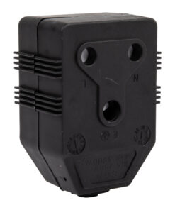 Nexus Janus Coupler Dbl Pvc 16A Blk Pp