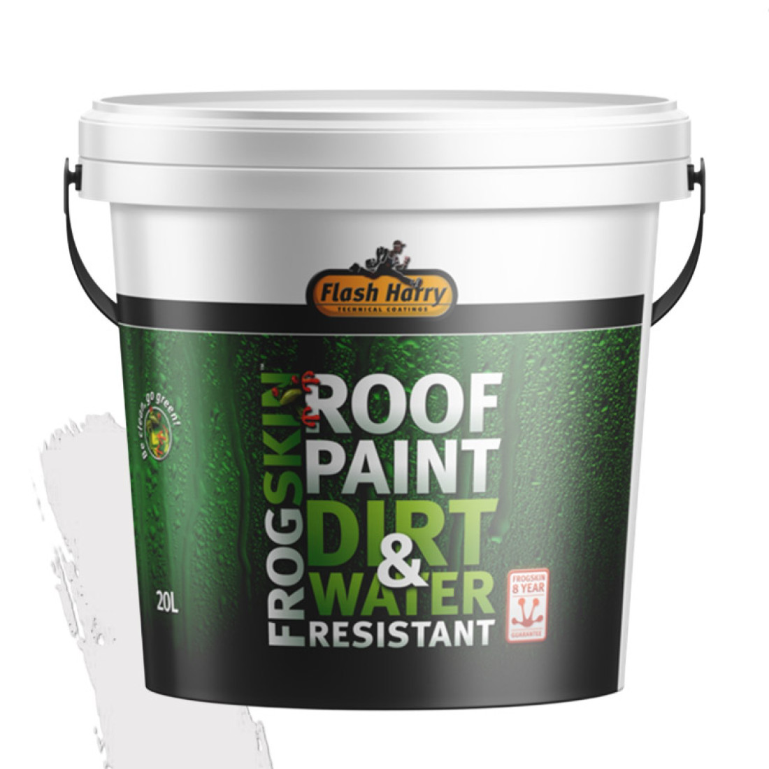 Flash Harry Frogskin Roof Paint White 20L