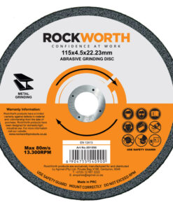 Rockworth Grinding Disc Steel 115X4.5Mm