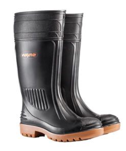 Wayne Gumboot Egoli Stc Knee L Blk/T Size 7