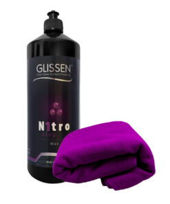 Glissen Nitro Wax 1Kg & Microfiber Cloth 400Mm X 400Mm