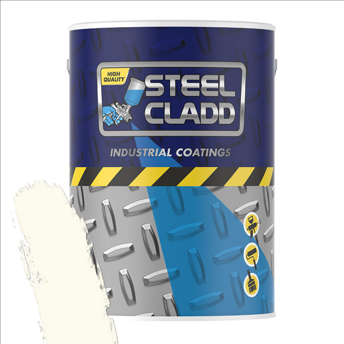 Steel Cladd Quick Dry Enamel Fiat Off White 5L
