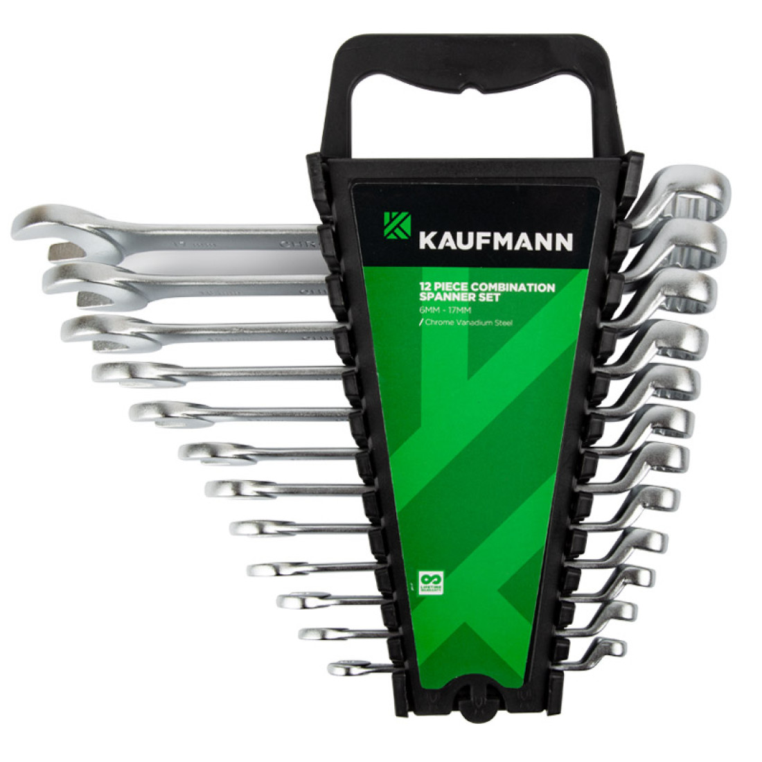Kaufmann Spanner Set R/O Deep Offset 12 Pcs 6-17Mm