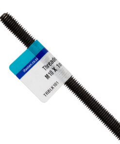 Ifasten Threaded Rod M6 Black 6Mm X 1000Mm
