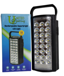 United Emergency Light Rechargeable With Usb 24Smd