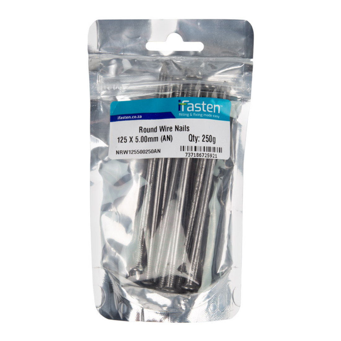 Ifasten Nail Wire Round 125Mmx5Mm 250G Pp