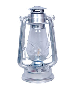 Kerosene Lantern Silver 31Cm Height