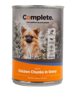 Complete Dog Food Tin Chicken Chucks 385G