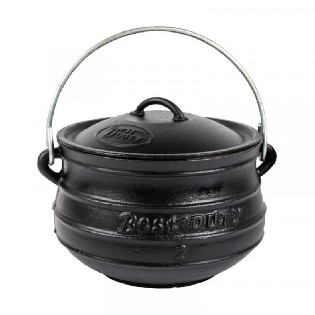 Bestduty Pot Flat Oil Cured C/I No.2 6.0L 6.0Kg