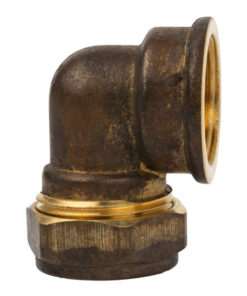 Compression Brass Elbow 90D Cxfi 22Mmx3/4 Sabs